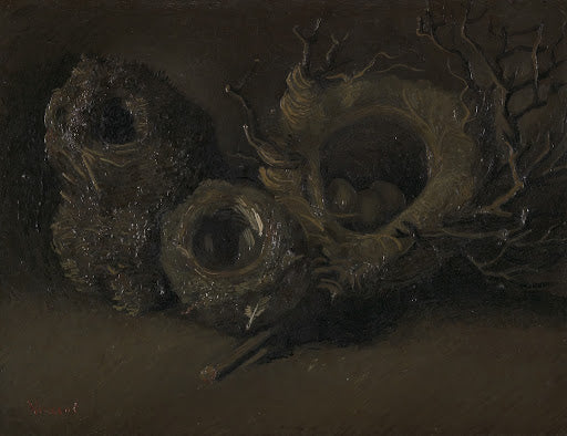 Birds' Nests Poster | Vincent van Gogh Art Print (1885)