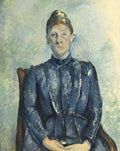Portrait of Madame Cézanne II Poster | Paul Cézanne Art Print (1890)