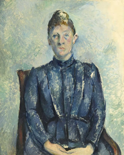 Portrait of Madame Cézanne II Poster | Paul Cézanne Art Print (1890)