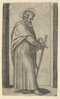 Saint Paul (Small Saints) Poster | Marcantonio Raimondi after Raphael Art Print