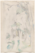 Footpath in the Woods Poster | Paul Cézanne Art Print (1882)