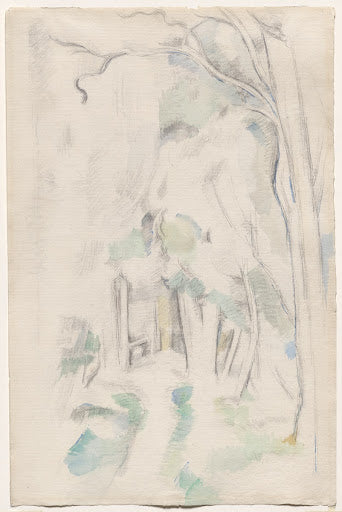 Footpath in the Woods Poster | Paul Cézanne Art Print (1882)