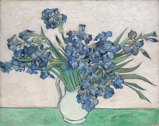 Irises (Vase) Poster | Vincent van Gogh Art Print (1890)