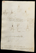 Codex Trivulzianus Page 28 Poster | Leonardo da Vinci Art Print (1487)