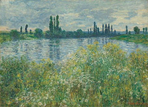 Banks of the Seine, Vétheuil Poster | Claude Monet Art Print (1880)