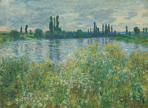 Banks of the Seine, Vétheuil Poster | Claude Monet Art Print (1880)
