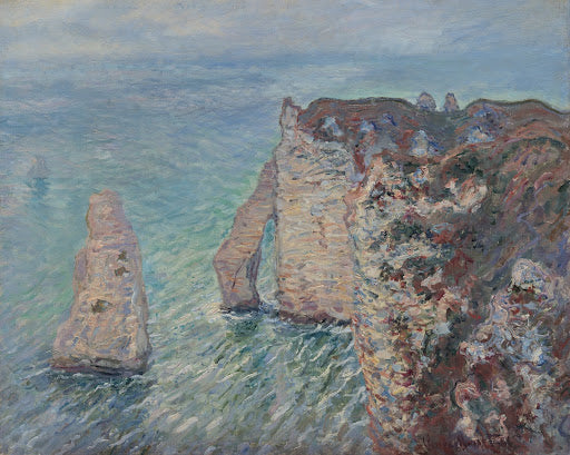 The Rock Needle and the Porte D'Aval Poster | Claude Monet Art Print