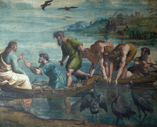 The Miraculous Draught of Fishes Poster | Raphael Art Print (1515)