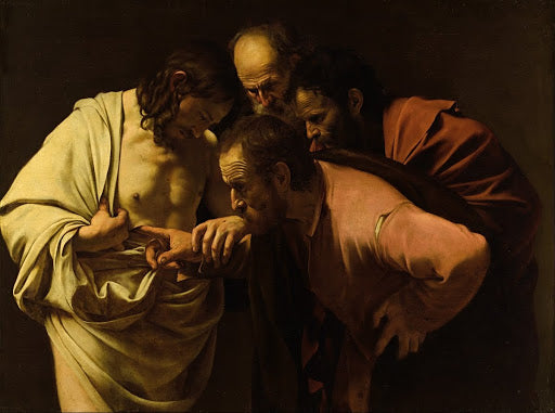 The Incredulity of Saint Thomas Poster | Caravaggio Art Print (1601)
