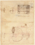 Codex Atlanticus Folio 985 Recto Poster | Leonardo da Vinci Art Print