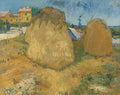 Wheat Stacks in Provence Poster | Vincent van Gogh Art Print (1888)
