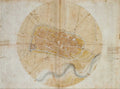 Plan of Imola Poster | Leonardo da Vinci Art Print (1502)