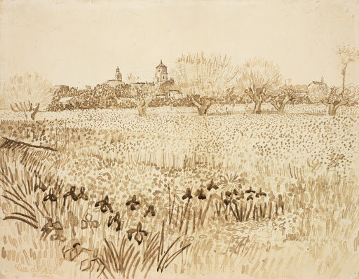 View of Arles Poster | Vincent van Gogh Art Print (1888)