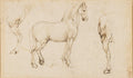 Studies of Horses Poster | Leonardo da Vinci Art Print (1478)