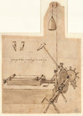 Codex Atlanticus Folio 24 Recto Poster | Leonardo da Vinci Art Print