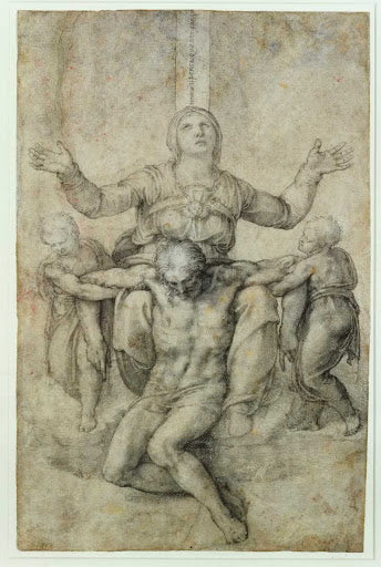 Pietà for Vittoria Colonna Poster | Michelangelo Art Print (1538)