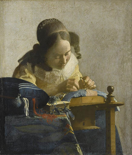 The Lacemaker Poster | Johannes Vermeer Art Print (1669)