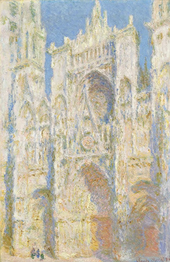 Rouen Cathedral, West Façade, Sunlight Poster | Claude Monet Art Print (1894)