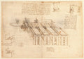 Codex Atlanticus Folio 1105 Recto Poster | Leonardo da Vinci Art Print