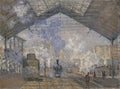 The Saint-Lazare Station Poster | Claude Monet Art Print (1877)