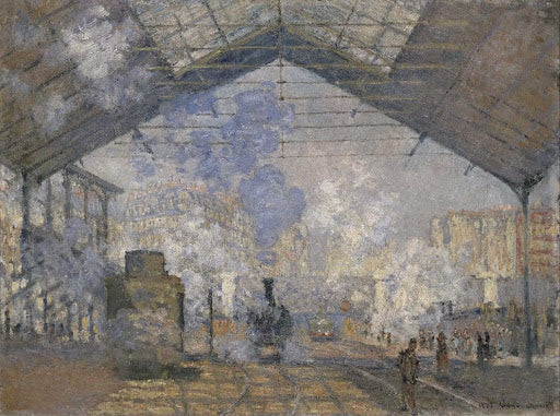 The Saint-Lazare Station Poster | Claude Monet Art Print (1877)