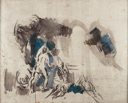 Sketch of Bathers Poster | Paul Cézanne Art Print (1900)