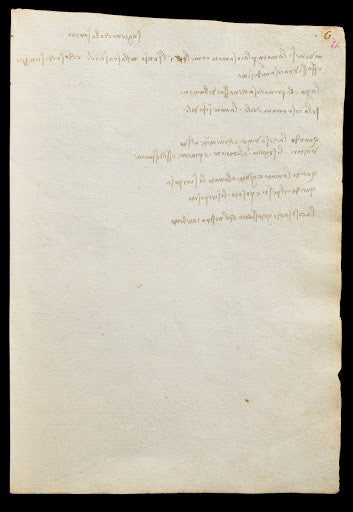 Codex Trivulzianus Page 11 Poster | Leonardo da Vinci Art Print (1487)