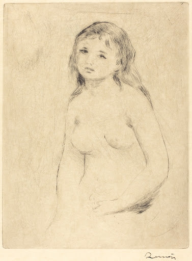 Study for a Bather Poster | Pierre-Auguste Renoir Art Print