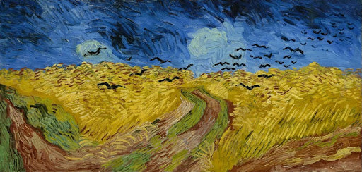 Wheatfield with Crows Poster | Vincent van Gogh Art Print (1890)