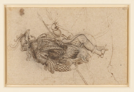 A Masquerader on Horseback Poster | Leonardo da Vinci Art Print (1517)