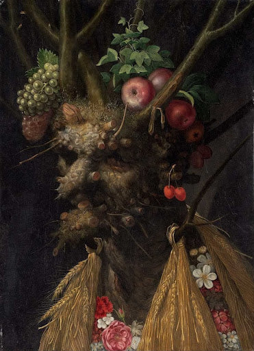 Four Seasons in One Head Poster | Giuseppe Arcimboldo Art Print (1590)