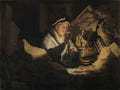 The Money Changer Poster | Rembrandt van Rijn Art Print (1627)