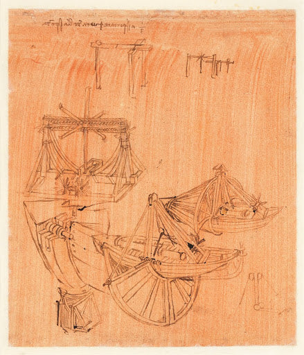 Codex Atlanticus Folio 172 Recto Poster | Leonardo da Vinci Art Print
