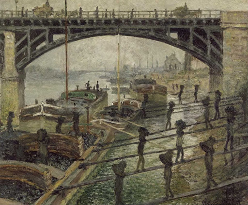 The Coalmen Poster | Claude Monet Art Print (1875)