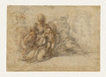 The Holy Family with the Infant Saint John the Baptist Poster | Michelangelo Art Print (1530)