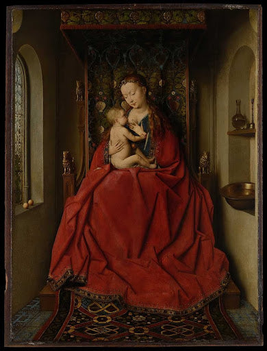 The Lucca Madonna Poster | Jan van Eyck Art Print (1437)