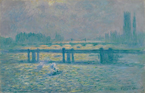 Charing Cross Bridge, Reflections on the Thames Poster | Claude Monet Art Print