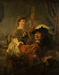 The Prodigal Son in the Tavern Poster | Rembrandt van Rijn Art Print (1635)