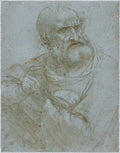 Half-Length Figure of an Apostle Poster | Leonardo da Vinci Art Print (1493)