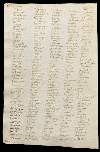 Codex Trivulzianus Page 50 Poster | Leonardo da Vinci Art Print (1487)
