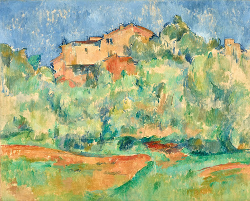 House and Dovecote at Bellevue Poster | Paul Cézanne Art Print