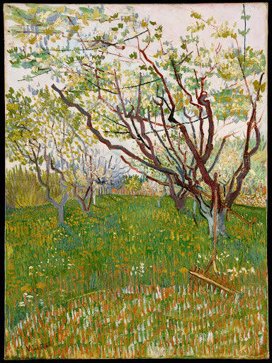 The Flowering Orchard Poster | Vincent van Gogh Art Print (1888)