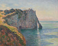 The Cliff and the Porte D'Aval Poster | Claude Monet Art Print (1885)
