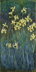 Yellow Irises Poster | Claude Monet Art Print (1914)