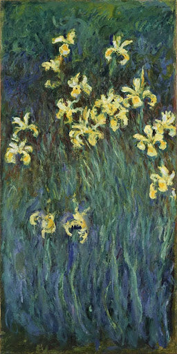 Yellow Irises Poster | Claude Monet Art Print (1914)