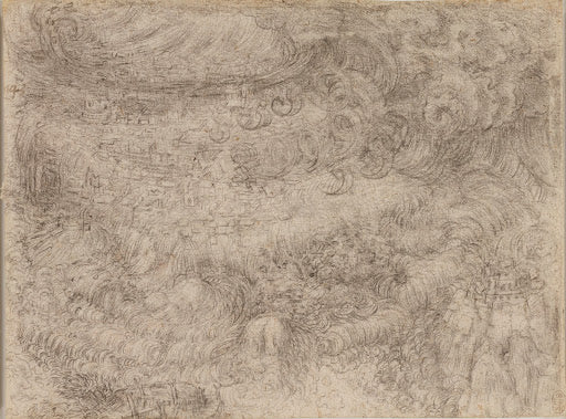 A Deluge VII Poster | Leonardo da Vinci Art Print (1517)