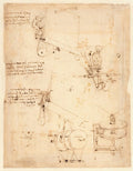 Codex Atlanticus Folio 873 Recto Poster | Leonardo da Vinci Art Print