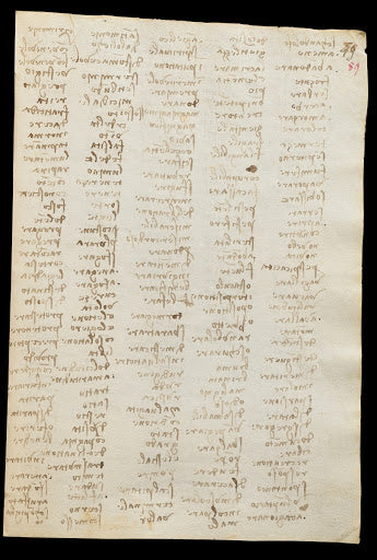 Codex Trivulzianus Page 89 Poster | Leonardo da Vinci Art Print (1487)