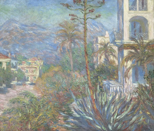 Villas at Bordighera Poster | Claude Monet Art Print (1884)