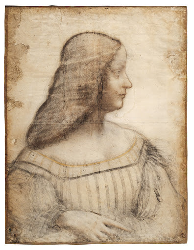 Portrait of Isabella d'Este Poster | Leonardo da Vinci Art Print (1500)